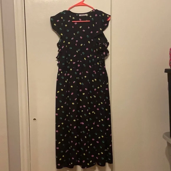 EUC Glamorous polka dot midi dress sz 10